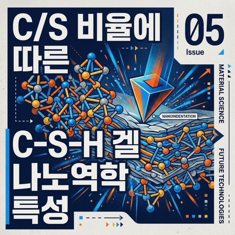 ai thumbnail poster CS 비율에 따른 C S H 겔 나노역학 특성 1789611904