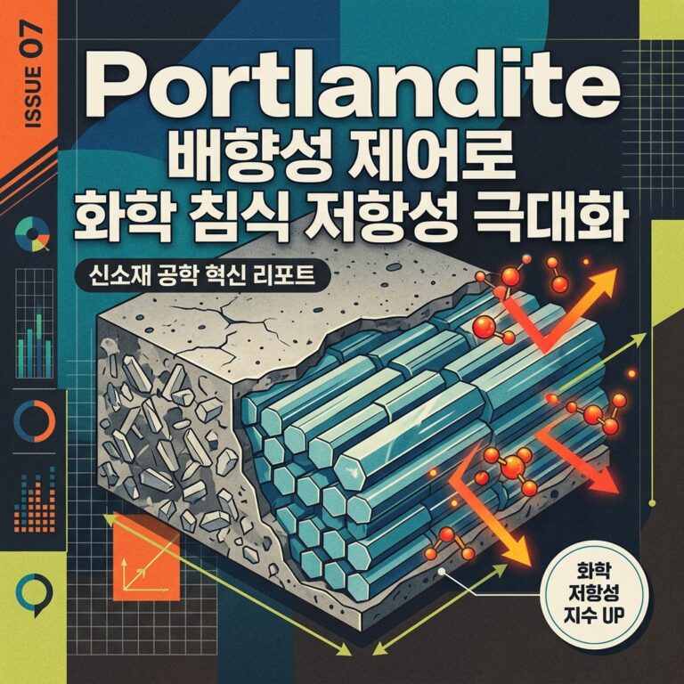 ai thumbnail poster Portlandite 배향성 제어로 화학 침식 저항성 극대화 1789612559