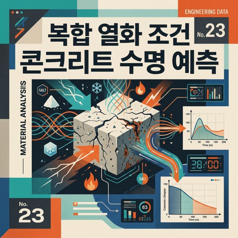 ai thumbnail poster 복합 열화 조건 콘크리트 수명 예측 1789611618